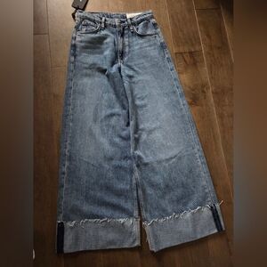 Nwt Rag And Bone Sophie High Rise Ultra Wide Crop Sz.24